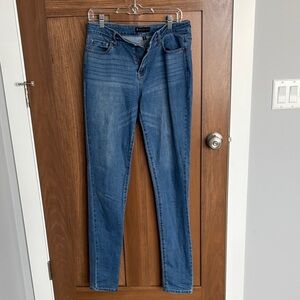 Signature Women's Blue Skinny Jeans